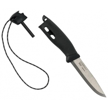 Нож Morakniv Companion Spark Black - длина лезвия 104мм 13567 - фото 4