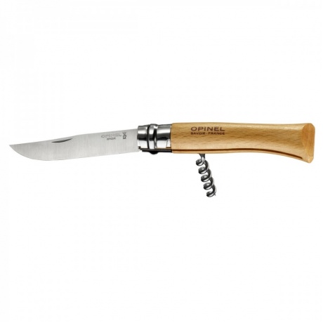 Нож Opinel №10 со штопором 001410 - длина лезвия 100мм - фото 2