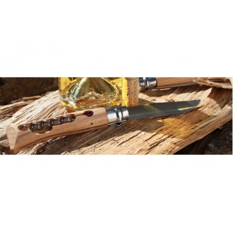 Нож Opinel №10 со штопором 001410 - длина лезвия 100мм - фото 9