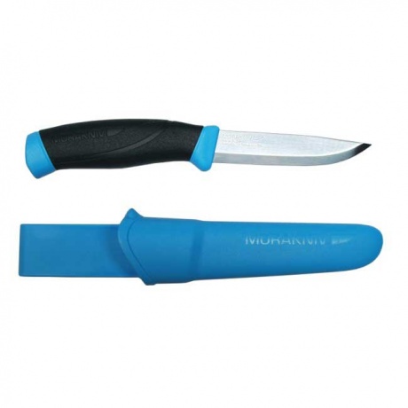 Нож туристический Нож Morakniv Companion Blue - длина лезвия 103мм - фото 2