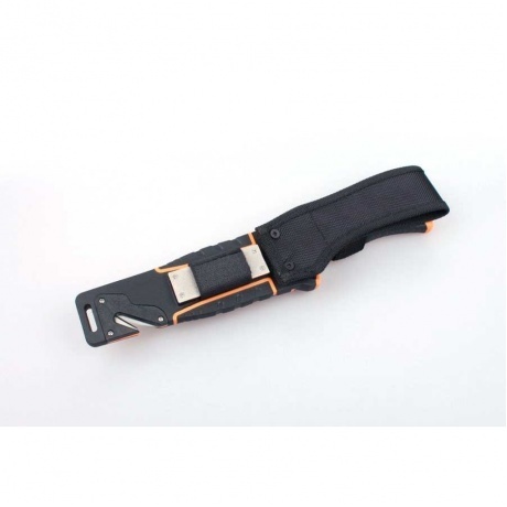 Нож Ganzo G8012 оранжевый, с чехлом - фото 3