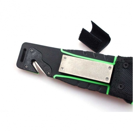 Нож Ganzo G8012 светло-зеленый, с чехлом - фото 5