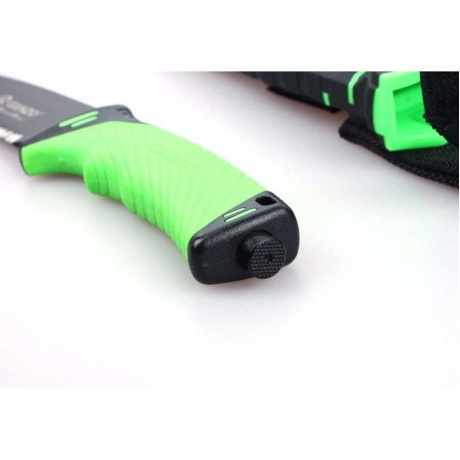 Нож Ganzo G8012 светло-зеленый, с чехлом - фото 4