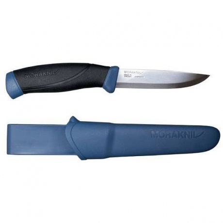 Нож Morakniv Companion Navy Blue, нержавеющая сталь, синий - фото 1