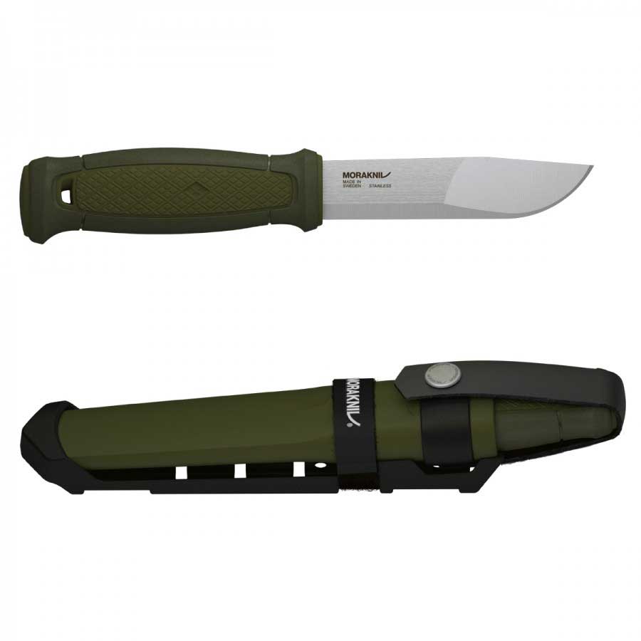 Нож Morakniv Kansbol, нержавеющая сталь, крепление Multi-Mount, зеленый нож morakniv companion magenta нержавеющая сталь розовый