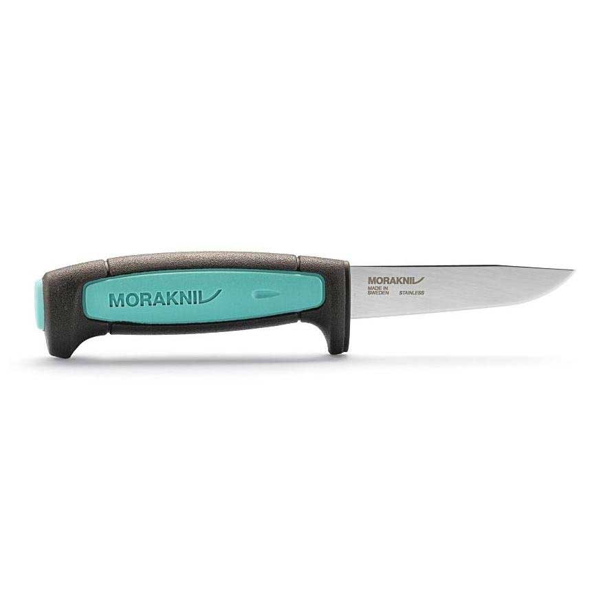Нож Morakniv Flex, нержавеющая сталь, черный/голубой цена и фото