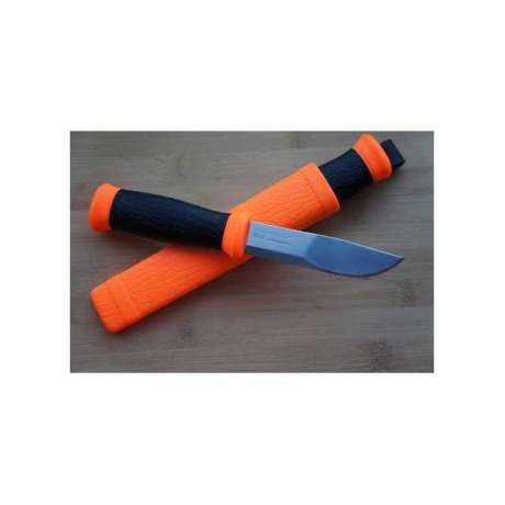 Нож Morakniv Outdoor 2000 Orange, нержавеющая сталь, оранжевый - фото 3