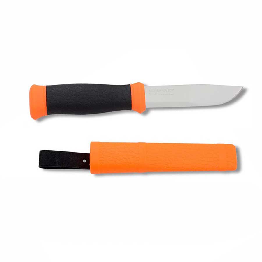 Нож Morakniv Outdoor 2000 Orange, нержавеющая сталь, оранжевый нож morakniv companion magenta нержавеющая сталь розовый