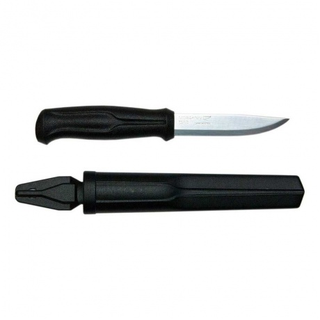 Нож Morakniv 510, углеродистая сталь, черный - фото 1
