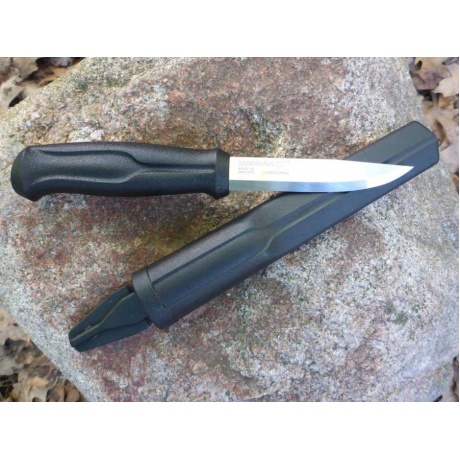 Нож Morakniv 510, углеродистая сталь, черный - фото 2
