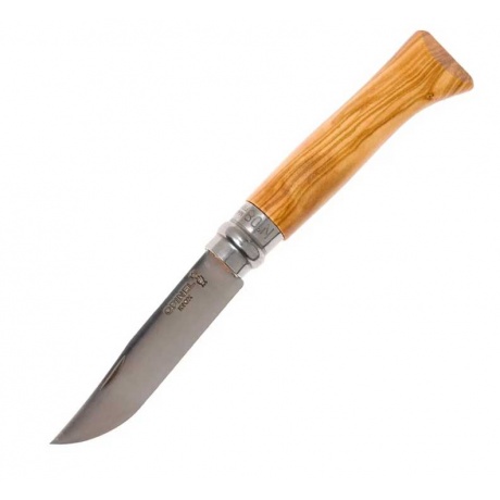 Нож Opinel №6, рукоять из оливкового дерева - фото 1