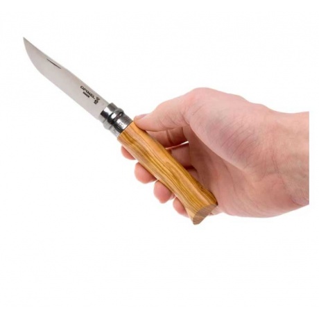 Нож Opinel №6, рукоять из оливкового дерева - фото 8