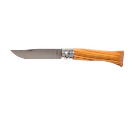 Нож Opinel №8, рукоять из оливкового дерева - фото 3