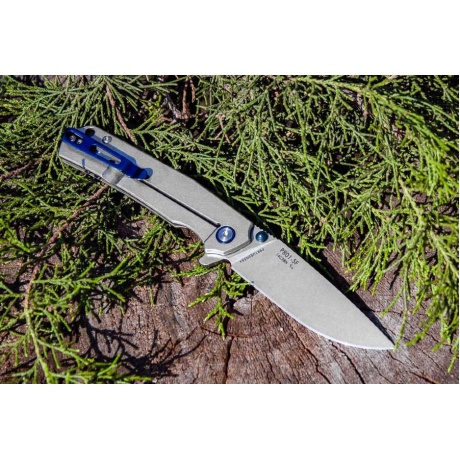 Нож Ruike P801, серебряно-синий - фото 7