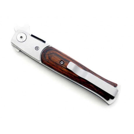 Нож Stinger, 100 мм, серебристо-коричневый - фото 2