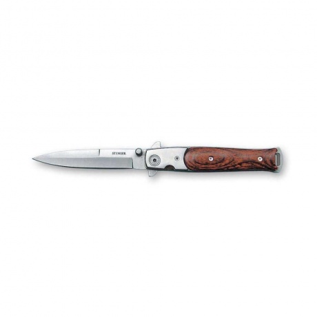 Нож Stinger, 100 мм, серебристо-коричневый - фото 4