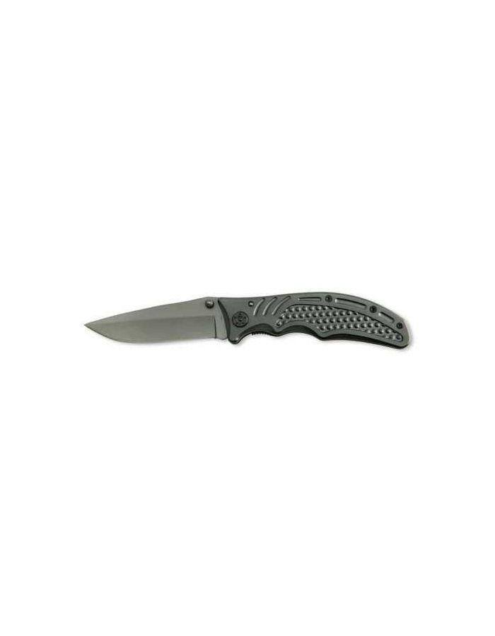 Нож Stinger, 90 мм, серый нож stinger 85 мм серебристо коричневый