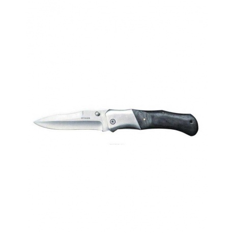 Нож Stinger, 100 мм, серебристо-черный - фото 2