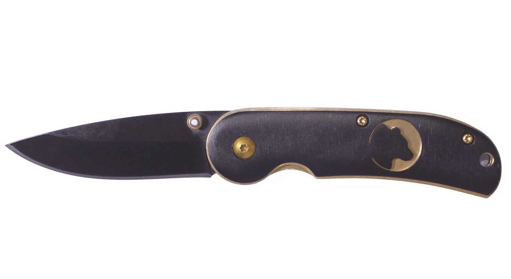 Нож Stinger, 70 мм, черный нож stinger 70 мм черный