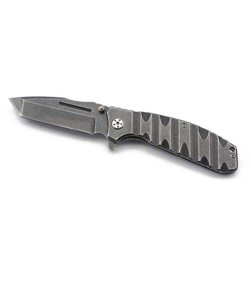 Нож Stinger, 114,3 мм,серый, подарочная упаковка нож stinger 71 мм коричневый