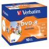 Диск DVD-R Verbatim 4.7Gb 16x Jewel case (10шт) Printable (43521...