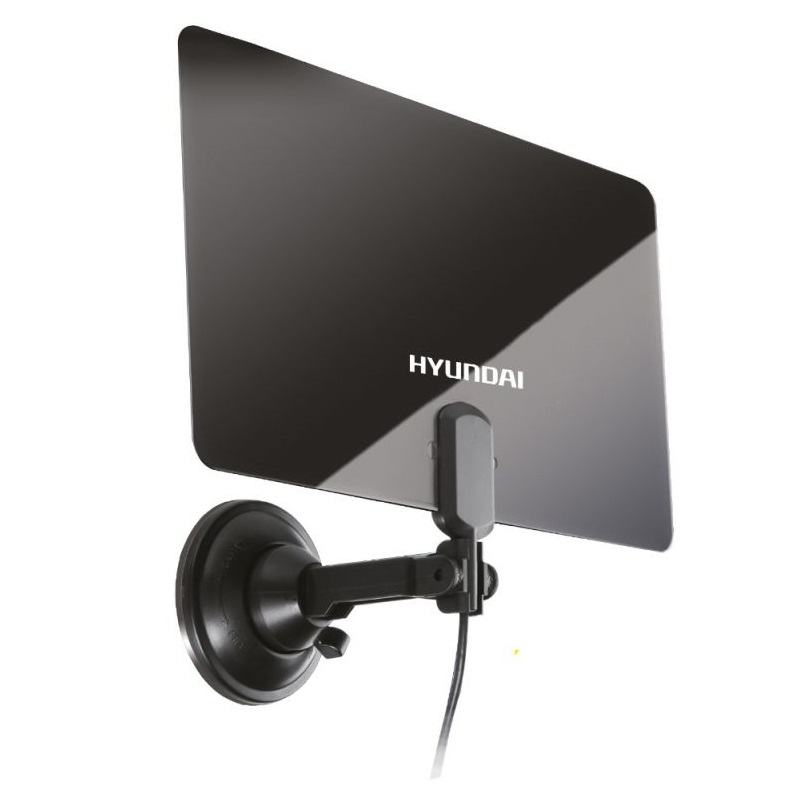 Антенна телевизионная Hyundai H-TAI220 28дБ активная черный комнатная антенна hyundai h tai200