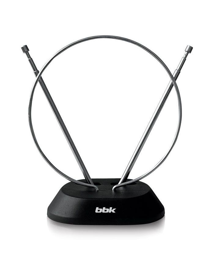 Антенна BBK DA01 пассивная черный телевизионная антенна bbk da01 комнатная цифровая dvb t антенна черный