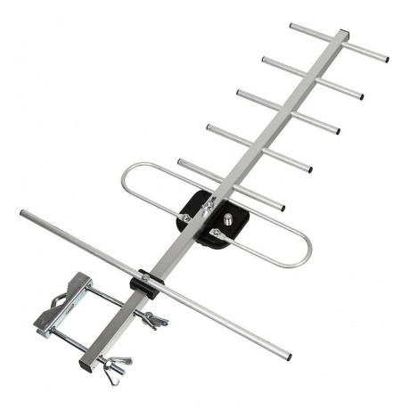 Антенна Hyundai H-TAE120 11дБ пассивная серебристый - фото 2