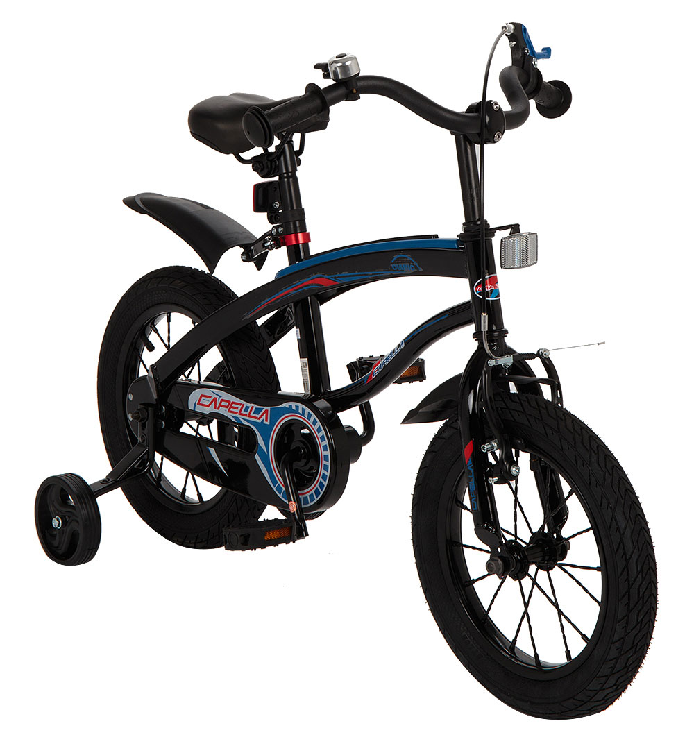 Велосипед двухколесный Capella синий+черный