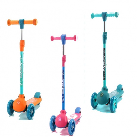 Самокат Космос orangerosemarygreen в коробке 2690₽