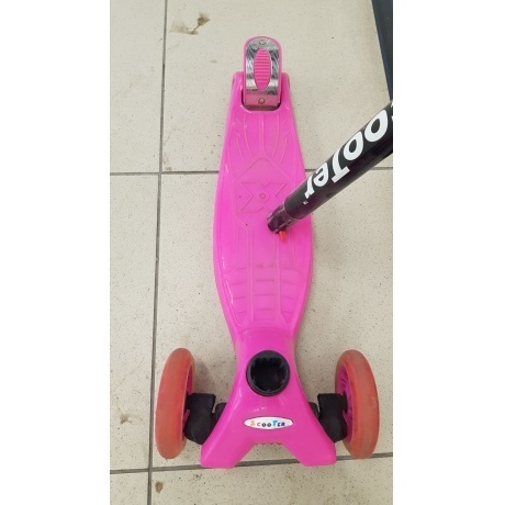 Самокат 21st Scooter SKL-07L розовый хорошее состояние - фото 3