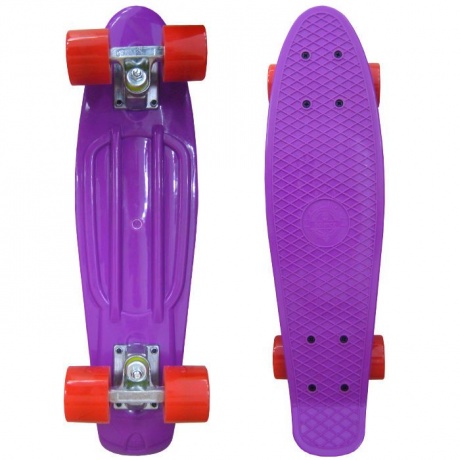 Скейт EcoBalance Cruiser Board Purple Red - фото 1