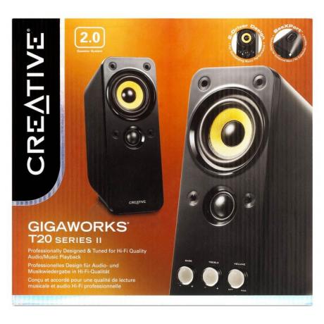 Колонки Creative GigaWorks T20 series II 2.0 черный 28Вт - фото 5