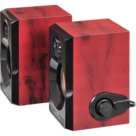 Колонки Oklick OK-161 2.0 темное дерево 6Вт - фото 5