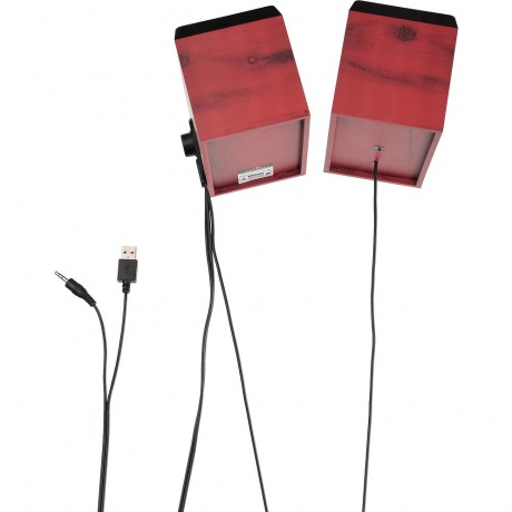 Колонки Oklick OK-161 2.0 темное дерево 6Вт - фото 9