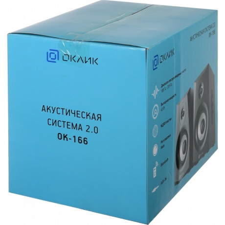 Колонки Oklick OK-166 BT 2.0 черный 40Вт - фото 22
