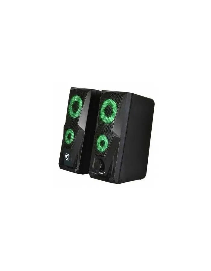 Колонки Oklick OK-127 2.0 черный 6Вт - фото 3