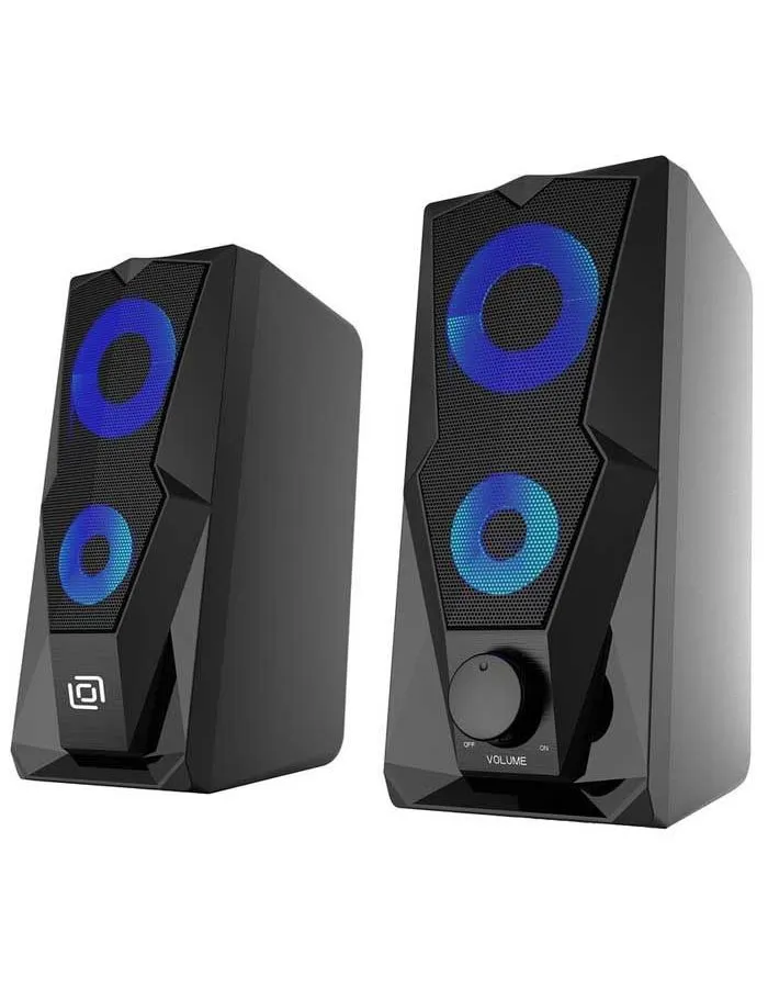 Колонки Oklick OK-127 2.0 черный 6Вт - фото 1