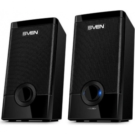 Колонки Sven 318 2.0 черный 6Вт