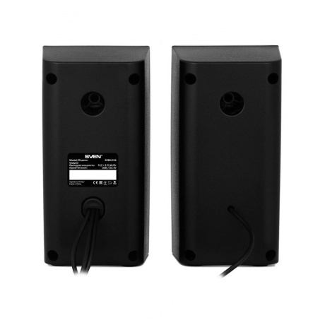 Колонки Sven 318 2.0 черный 6Вт - фото 4