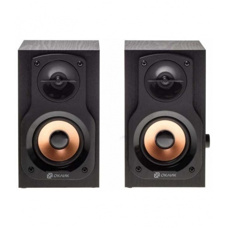 Колонки Oklick OK-162 2.0 черный 8Вт - фото 2