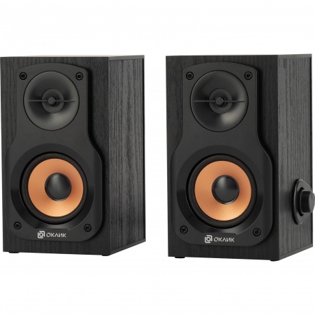 Колонки Oklick OK-162 2.0 черный 8Вт - фото 9