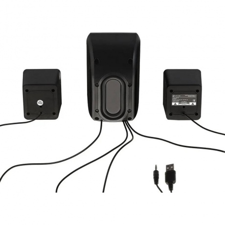 Колонки Oklick OK-420 2.1 черный 11Вт - фото 4