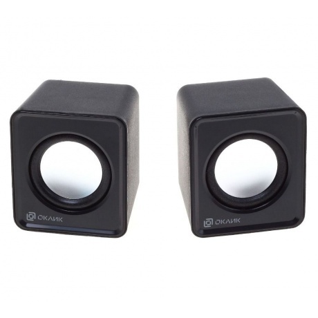 Колонки Oklick OK-331 2.0 черный 6Вт - фото 1