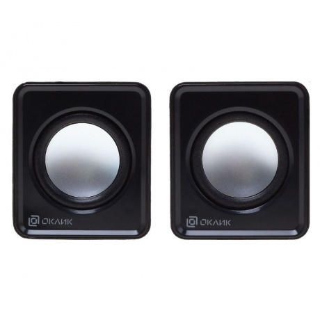 Колонки Oklick OK-331 2.0 черный 6Вт - фото 2