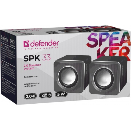 Колонки Defender SPK 33 Grey (65632) - фото 2