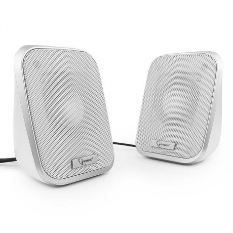 Колонки Gembird SPK-100-W 2.0 White - фото 2