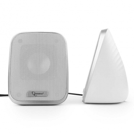 Колонки Gembird SPK-100-W 2.0 White - фото 3