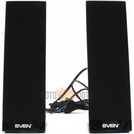 Колонки Sven 230 2.0 черный 4Вт - фото 3