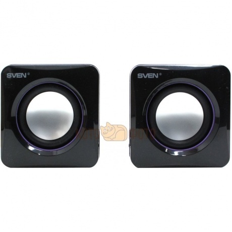 Колонки Sven 315 2.0 черный 5Вт - фото 2